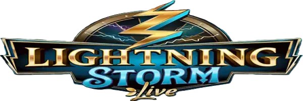 Lightning Storm logo by Evolution RivO Casino