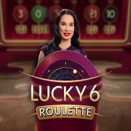 Lucky 6 Roulette logo – Live Casino by Pragmatic Play at RivO Casino