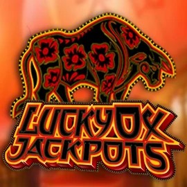 Lucky Ox Jackpots slot logo by Rival at RivO Casino