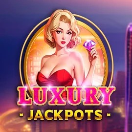 Luxury Jackpots online game logo by Triple Cherry on rivoscasino.com