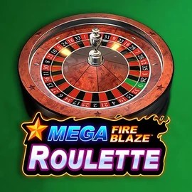 Mega Fire Blaze Roulette slot visual from Playtech available on rivoscasino.com