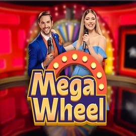 Mega Wheel slot logo by Pragmatic Play at RivO Casino