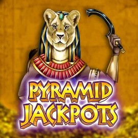 Pyramid Jackpots slot logo by King Show Games at RivO Casino