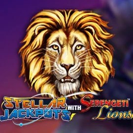 Stellar Jackpots with Serengeti Lions logo – Jackpots by Lightning Box Game at RivO Casino